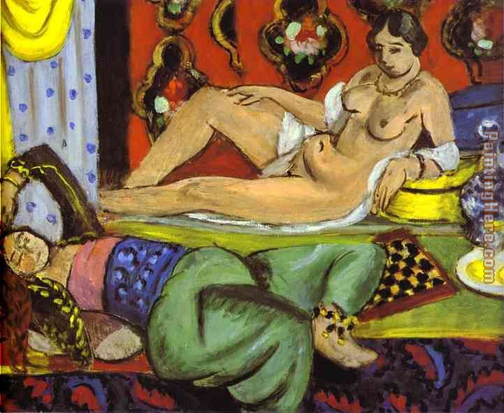 Odalisques painting - Henri Matisse Odalisques art painting